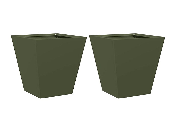Tidyard Fioriera Rialzata Rettangolare In Acciaio – 152x40x36cm, Antracite – Aiuola Da Balcone E Giardino