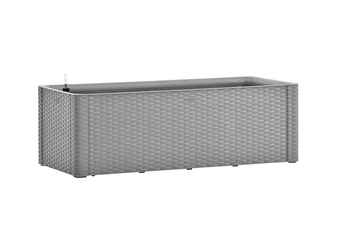 Jardinière bac lit surélevé grise 100 x 43 x 33 cm 02_0039769