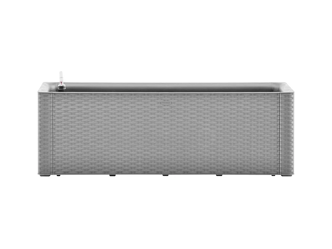 Jardinière bac lit surélevé grise 100 x 43 x 33 cm 02_0039769