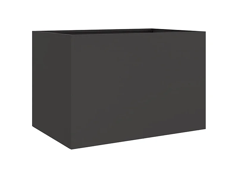 Jardinière bac lit surélevé noire 62 x 40 x 39 cm 02_0037754