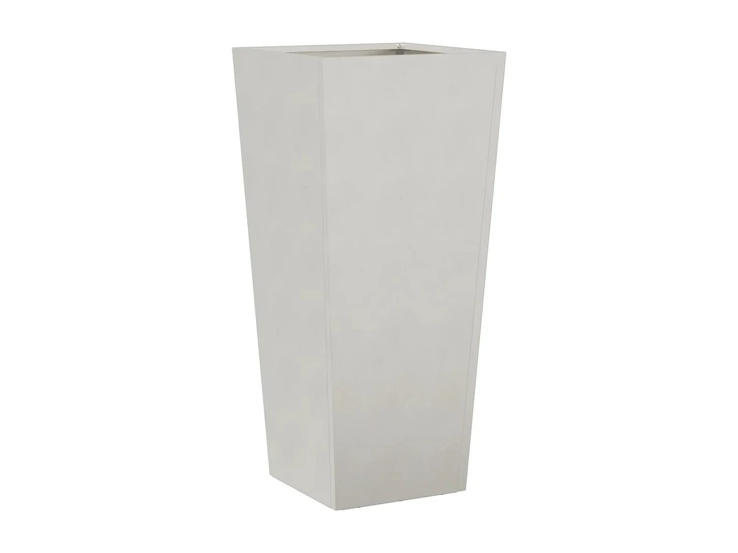 Bandeja para plantas canteiro elevado plantas flores terraço jardim 35 x 35 x 75 cm aço inoxidável cinza claro 02_0037516