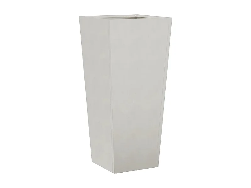 Bandeja para plantas canteiro elevado plantas flores terraço jardim 35 x 35 x 75 cm aço inoxidável cinza claro 02_0037516