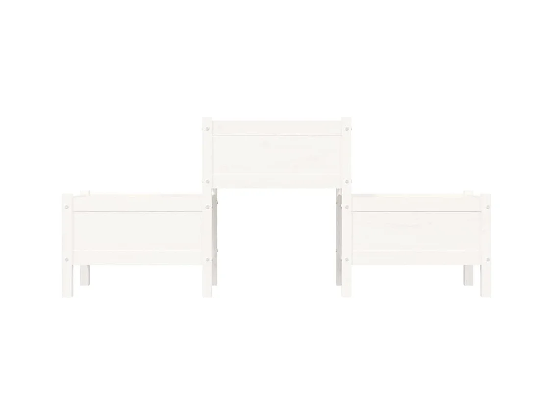Jardinière bac lit surélevé bois blanche 178.5 x 44 x 75 cm 02_0037465