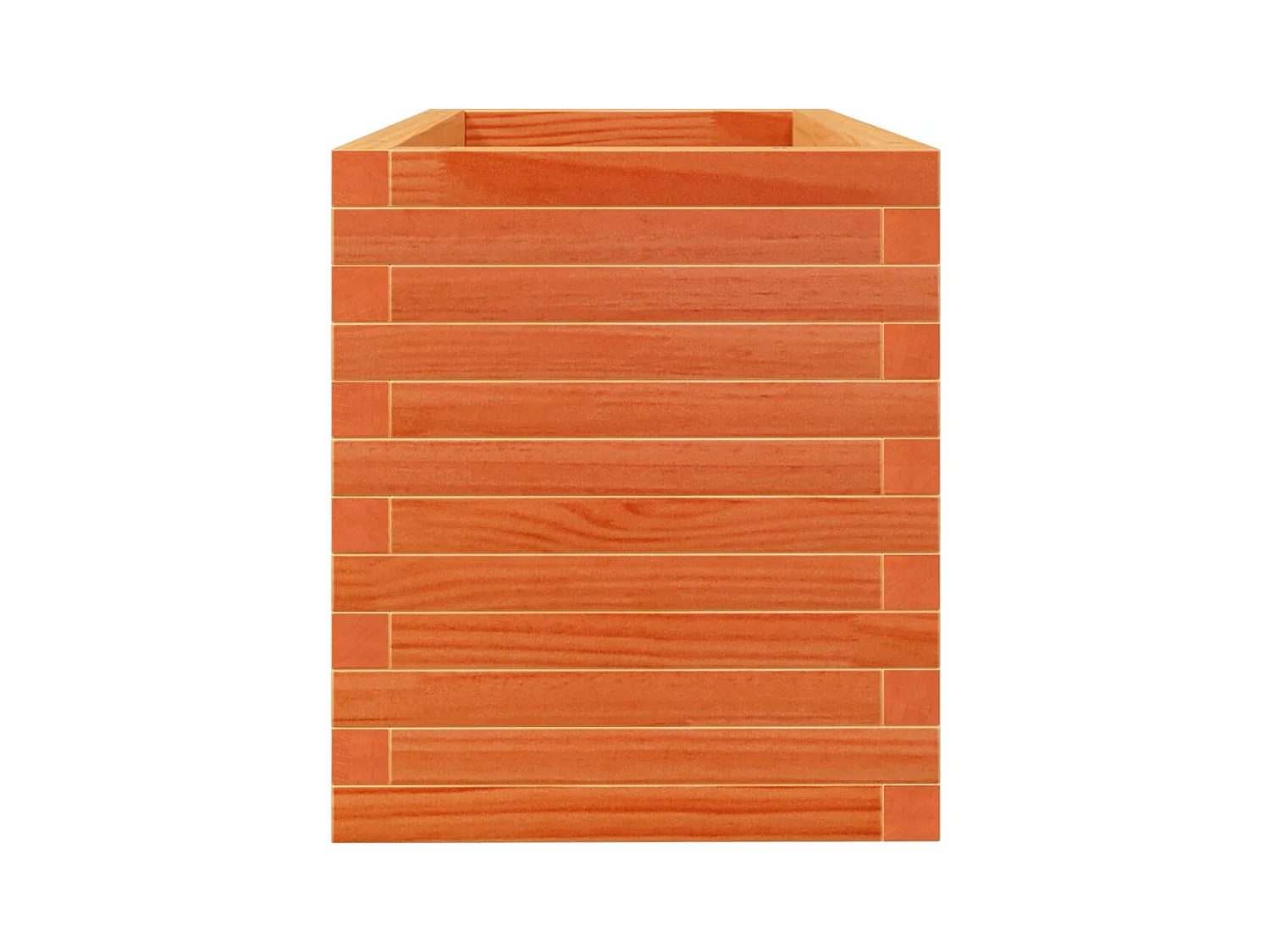 Jardinière bac lit surélevé bois marron 90 x 40 x 45.5 cm 02_0038509