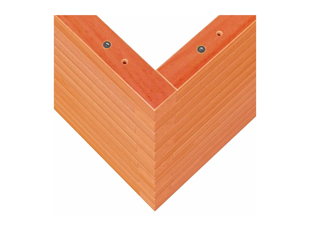 Jardinière bac lit surélevé bois marron 90 x 40 x 45.5 cm 02_0038509