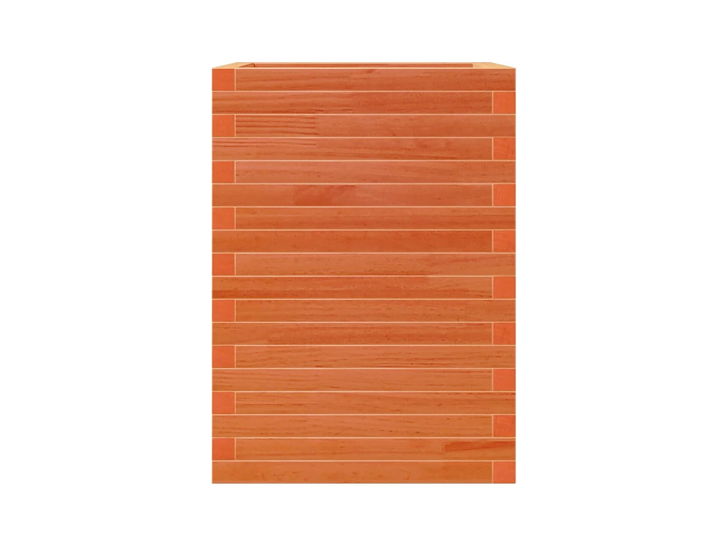 Jardinière bac lit surélevé bois marron 50 x 50 x 68.5 cm 02_0038464