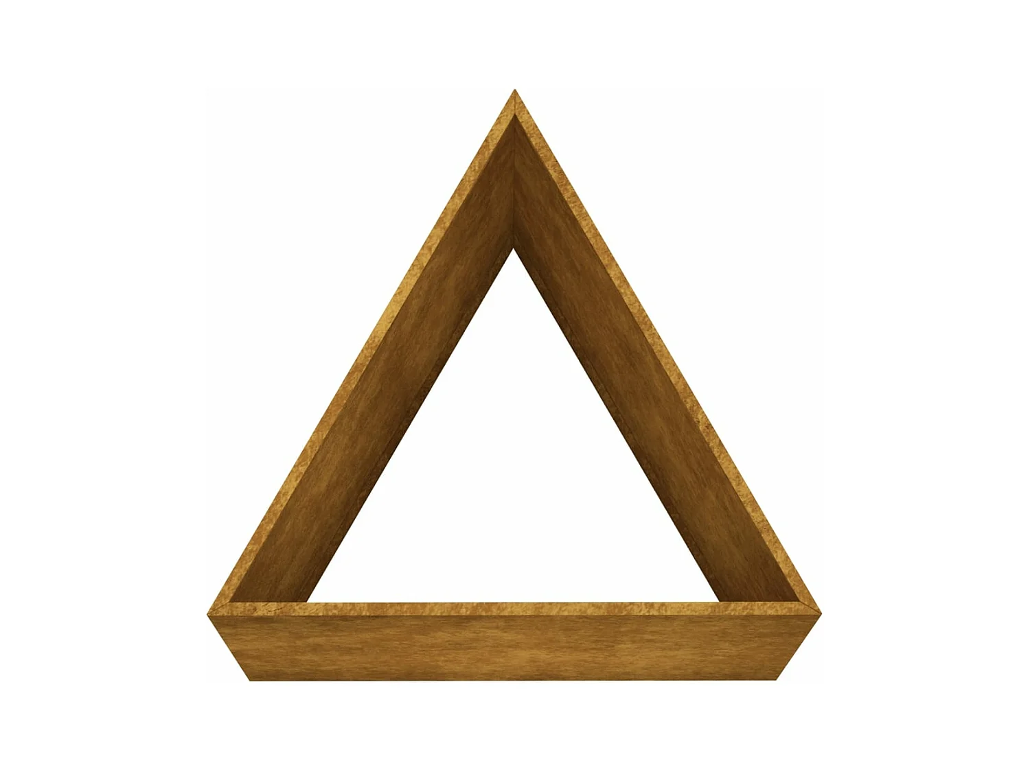 Fioriera aiuola rialzata vassoio piante fiori terrazzo giardino 50 x 43 x 75 cm acciaio corten marrone 02_0037626