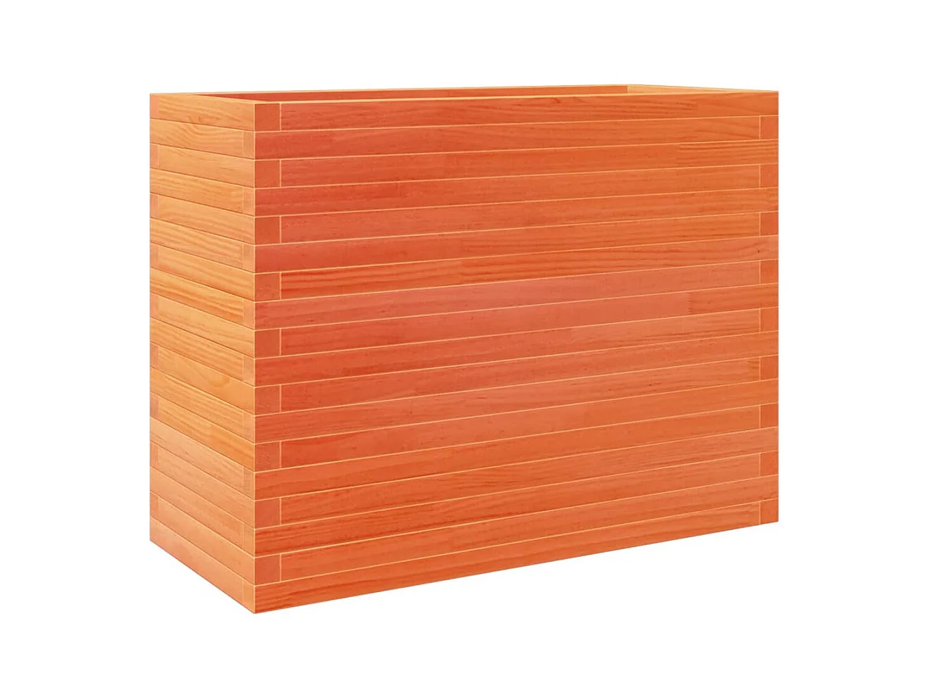 Jardinière bac lit surélevé bois marron 90 x 40 x 68.5 cm 02_0038513