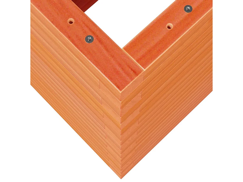 Vassoio per fioriera aiuola rialzata piante fiori terrazza giardino cera 90 x 40 x 68,5 cm legno di pino massiccio marrone 02_0038513