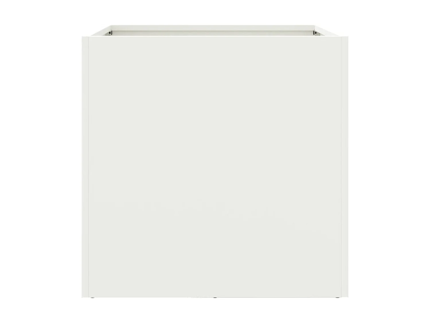 Jardinière bac lit surélevé blanche 49 x 47 x 46 cm 02_0038985