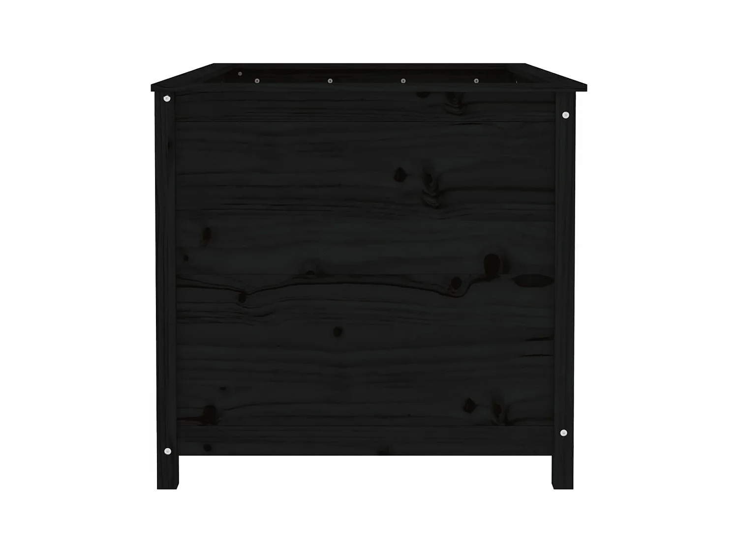 Jardinière bac lit surélevé bois marron 119.5 x 82.5 x 78 cm 02_0039334