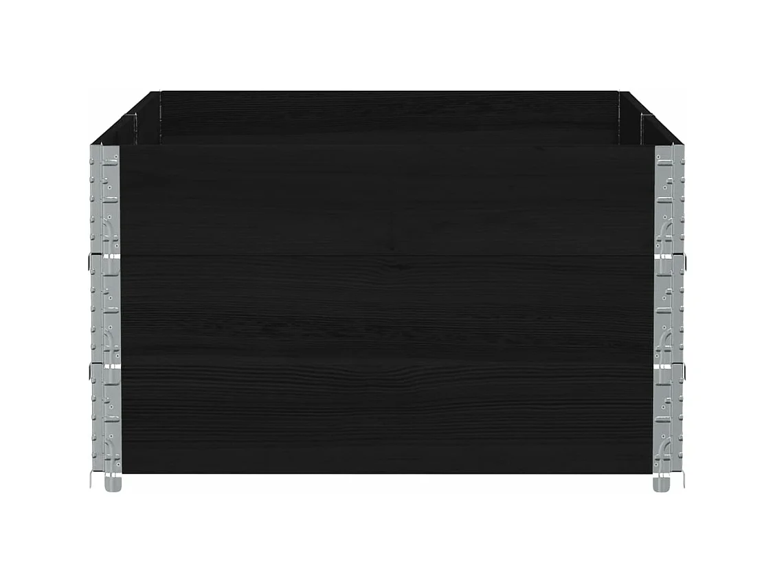 Jardinière bac lit surélevé bois marron 150 x 100 x 60.5 cm 02_0037425