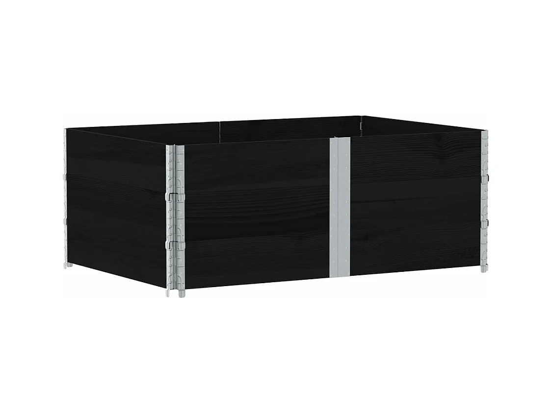 Jardinière bac lit surélevé bois marron 150 x 100 x 60.5 cm 02_0037425