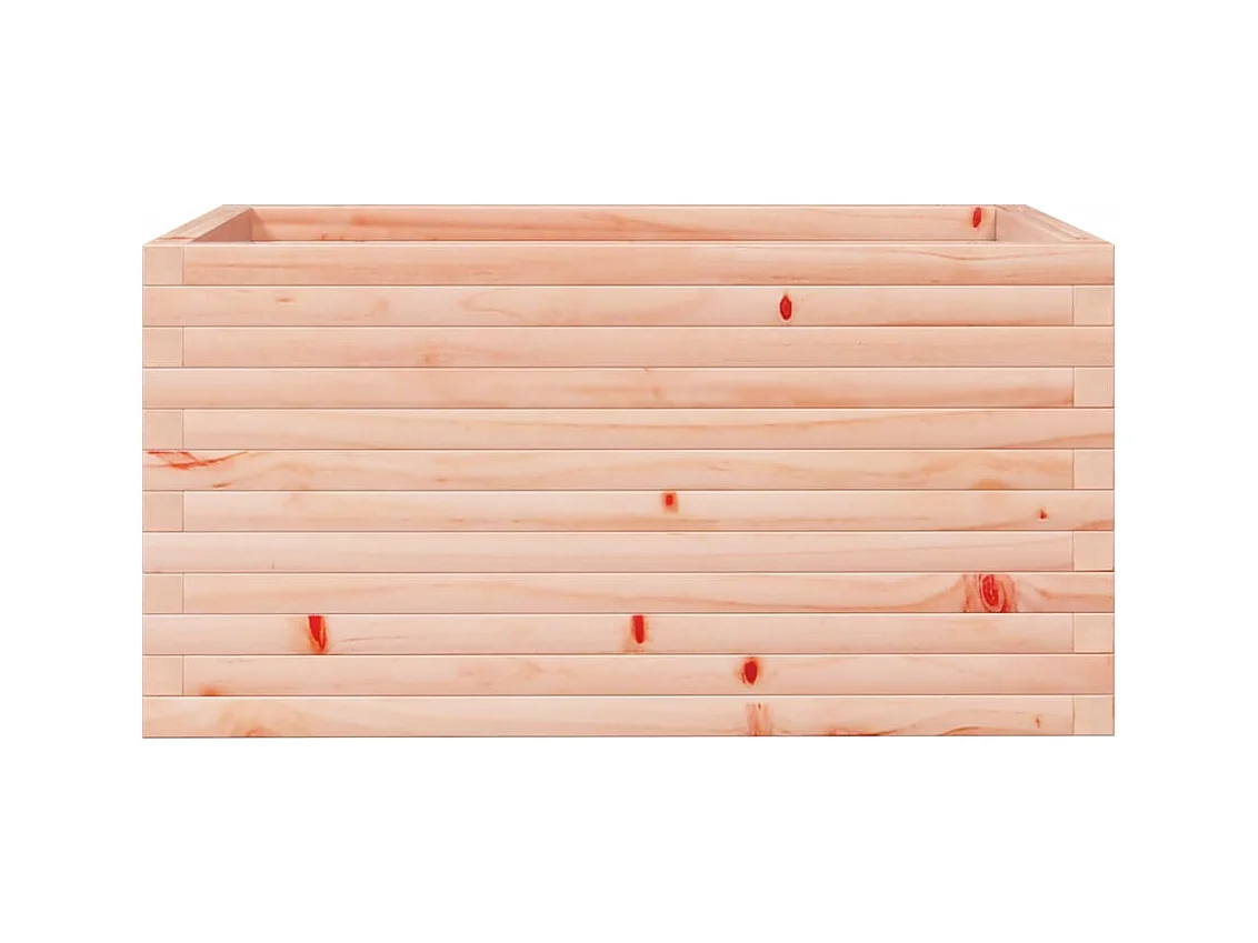 Jardinière bac lit surélevé bois marron 90 x 60 x 45.5 cm 02_0038018