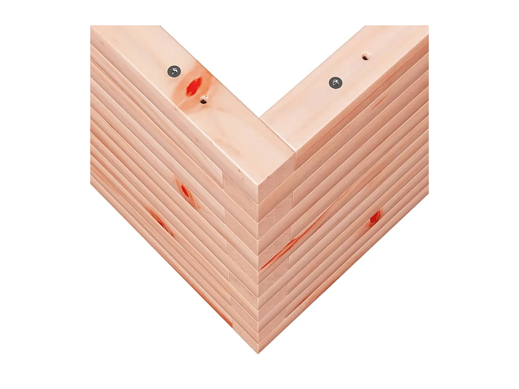 Jardinière bac lit surélevé bois marron 90 x 60 x 45.5 cm 02_0038018