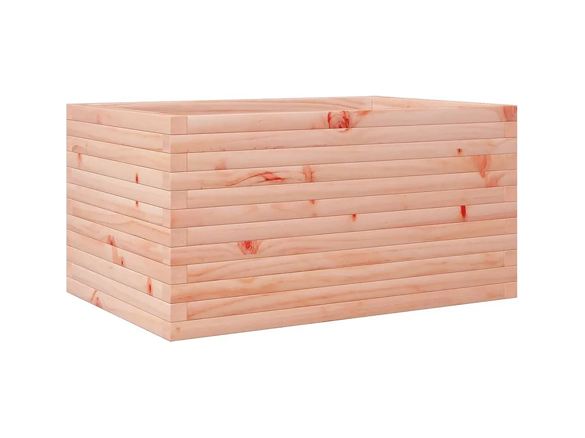 Vassoio per fioriera aiuola rialzata piante fiori terrazza giardino 90 x 60 x 45,5 cm legno massello di abete Douglas marrone 02_0038018
