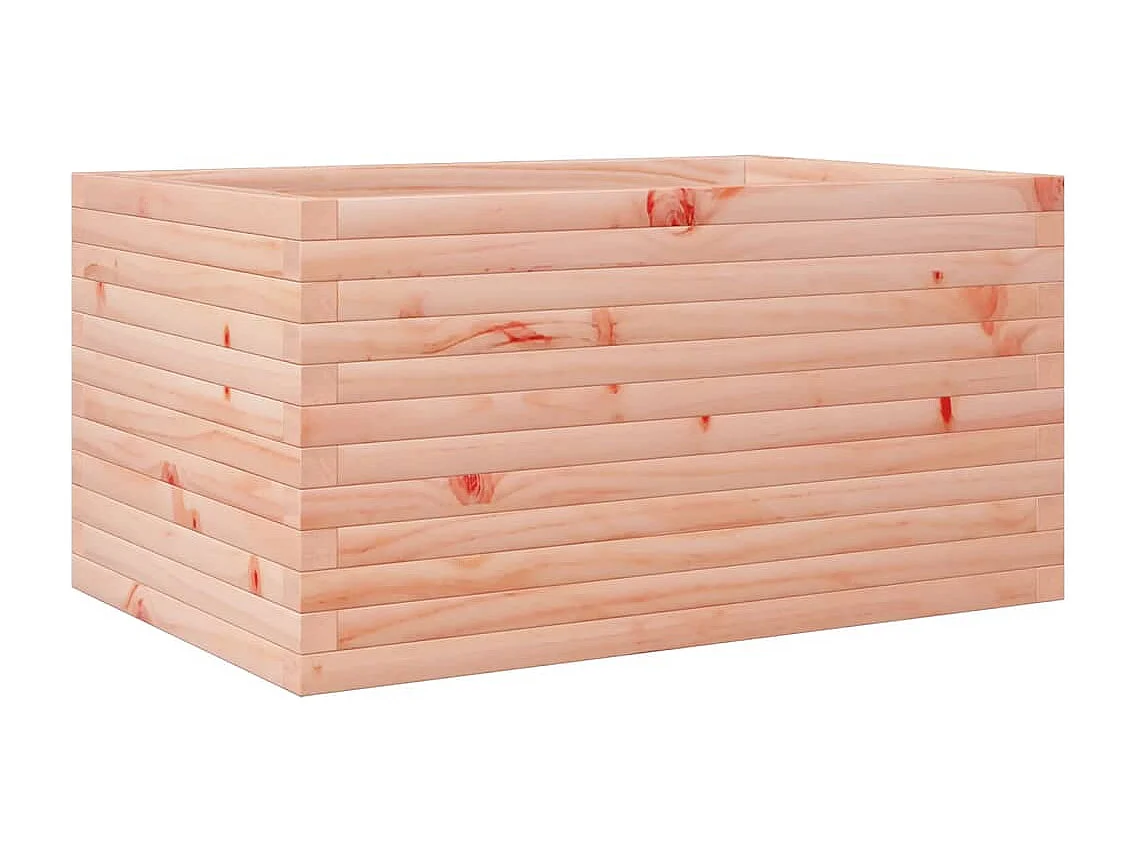 Vassoio per fioriera aiuola rialzata piante fiori terrazza giardino 90 x 60 x 45,5 cm legno massello di abete Douglas marrone 02_0038018