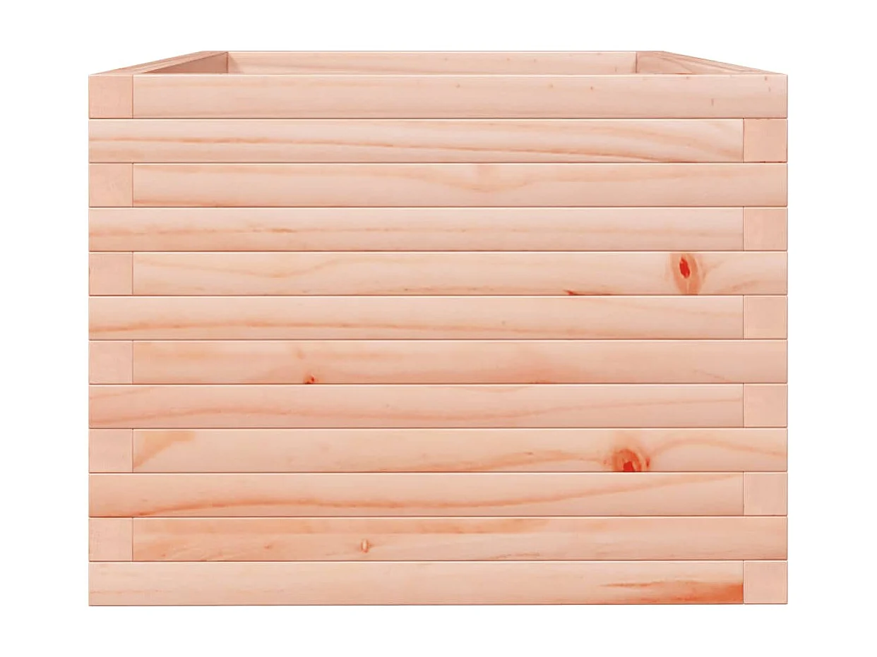 Vassoio per fioriera aiuola rialzata piante fiori terrazza giardino 90 x 60 x 45,5 cm legno massello di abete Douglas marrone 02_0038018