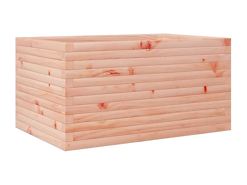 Vassoio per fioriera aiuola rialzata piante fiori terrazza giardino 90 x 60 x 45,5 cm legno massello di abete Douglas marrone 02_0038018