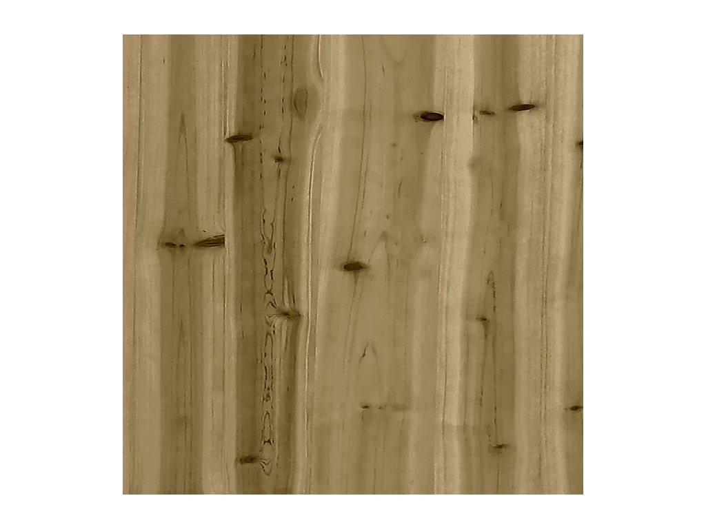 Jardinière bac lit surélevé bois marron 70 x 70 x 72.5 cm 02_0037840
