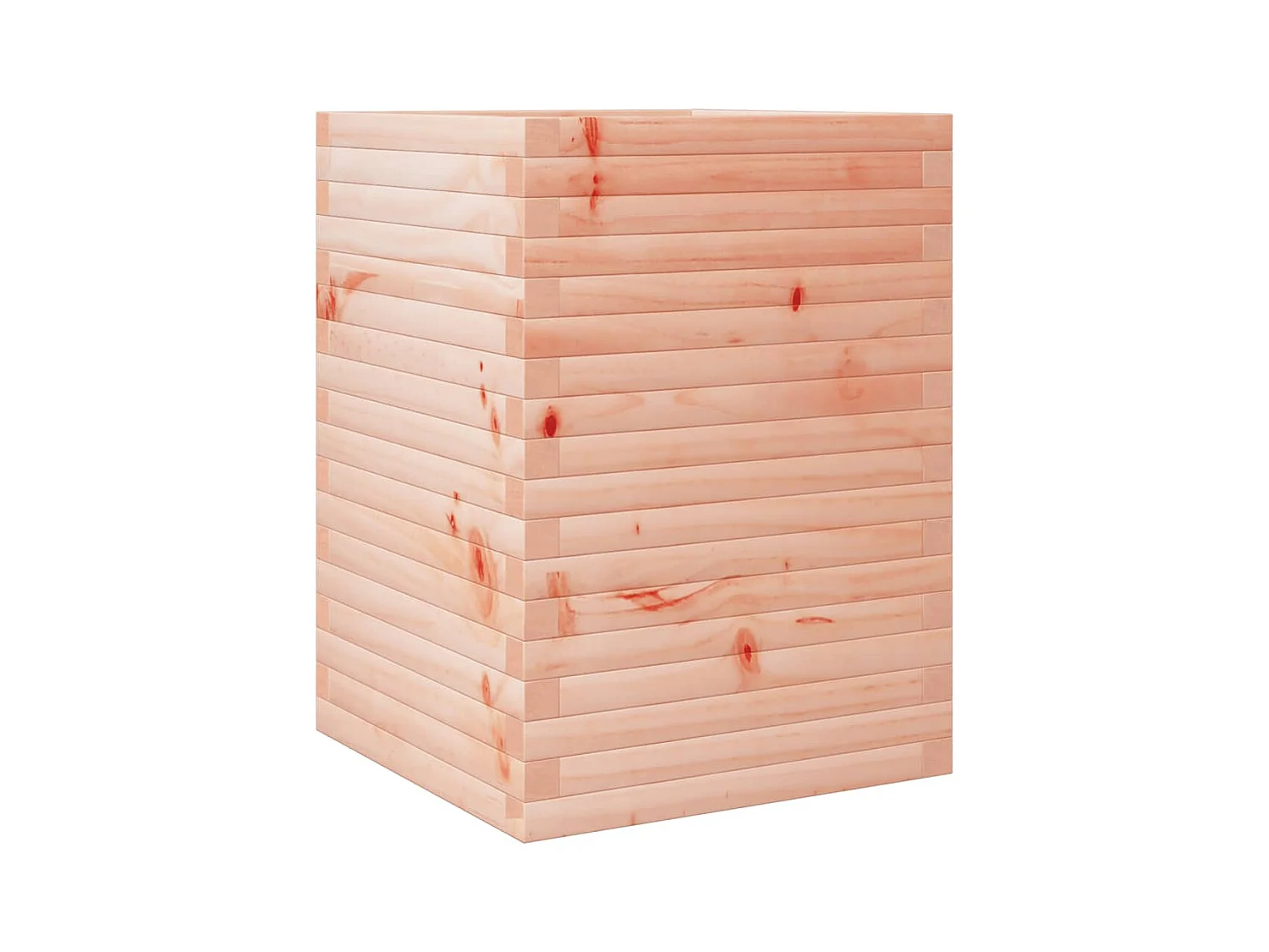 Jardinière bac lit surélevé bois marron 50 x 50 x 68.5 cm 02_0037671