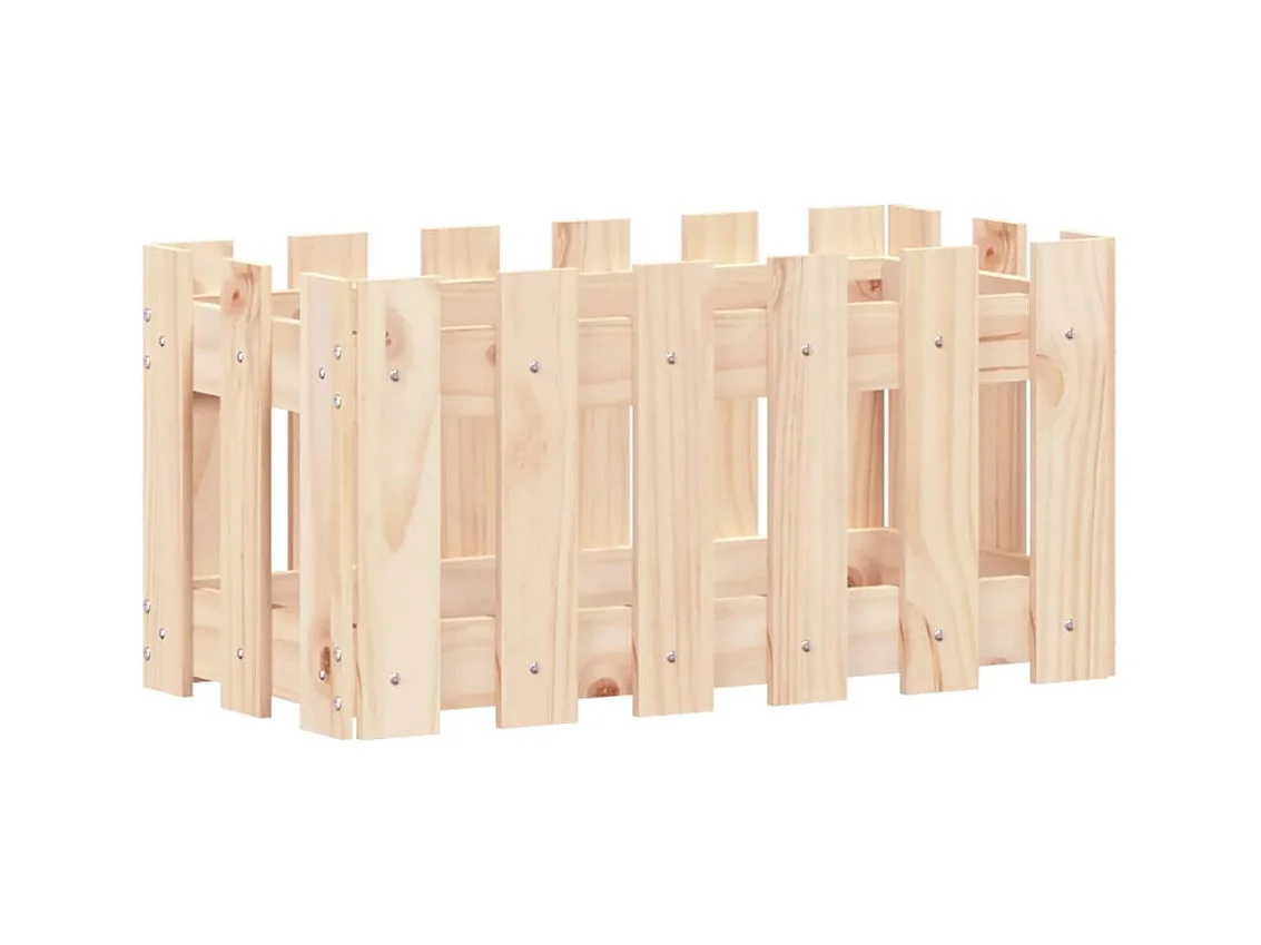 Jardinière bac lit surélevé marron 60 x 30 x 30 cm 02_0038103