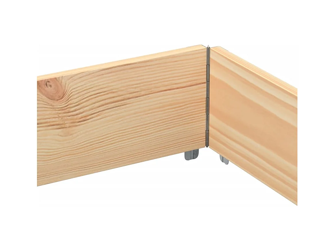 Macetero bancal elevado plantas flores terraza jardín 150 x 100 cm madera maciza de pino marrón 02_0037416