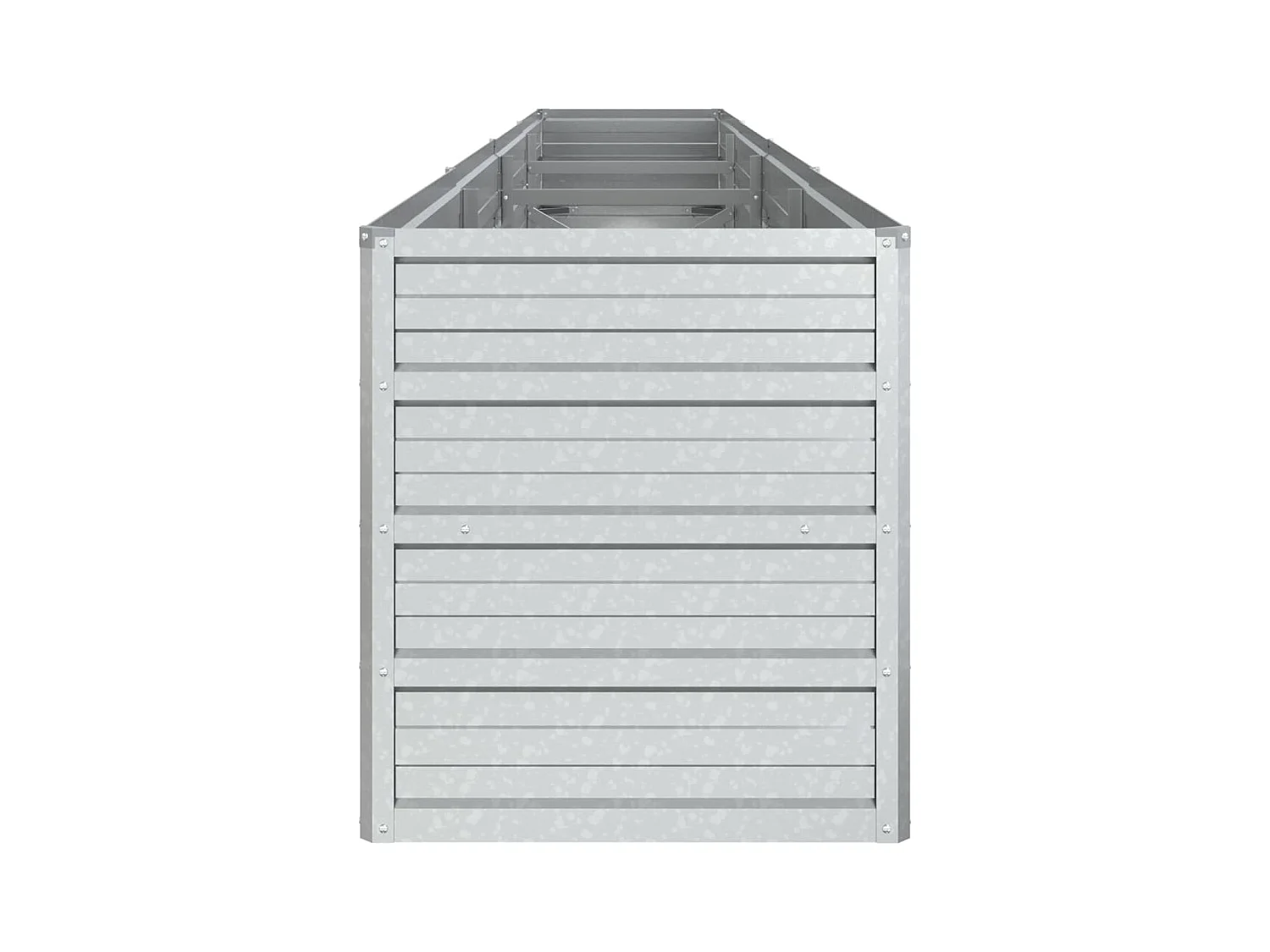 Jardinière bac lit surélevé argenté 320 x 40 x 45 cm 02_0039429