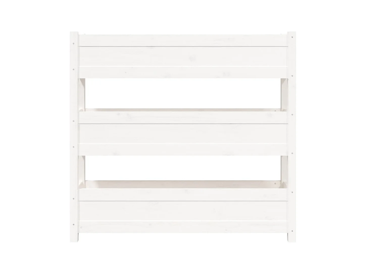 Jardinière bac lit surélevé bois blanche 112 x 25 x 104.5 cm 02_0037394