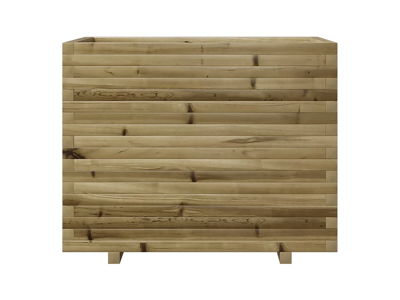 Jardinière bac lit surélevé bois marron 90 x 60 x 72 cm 02_0038035