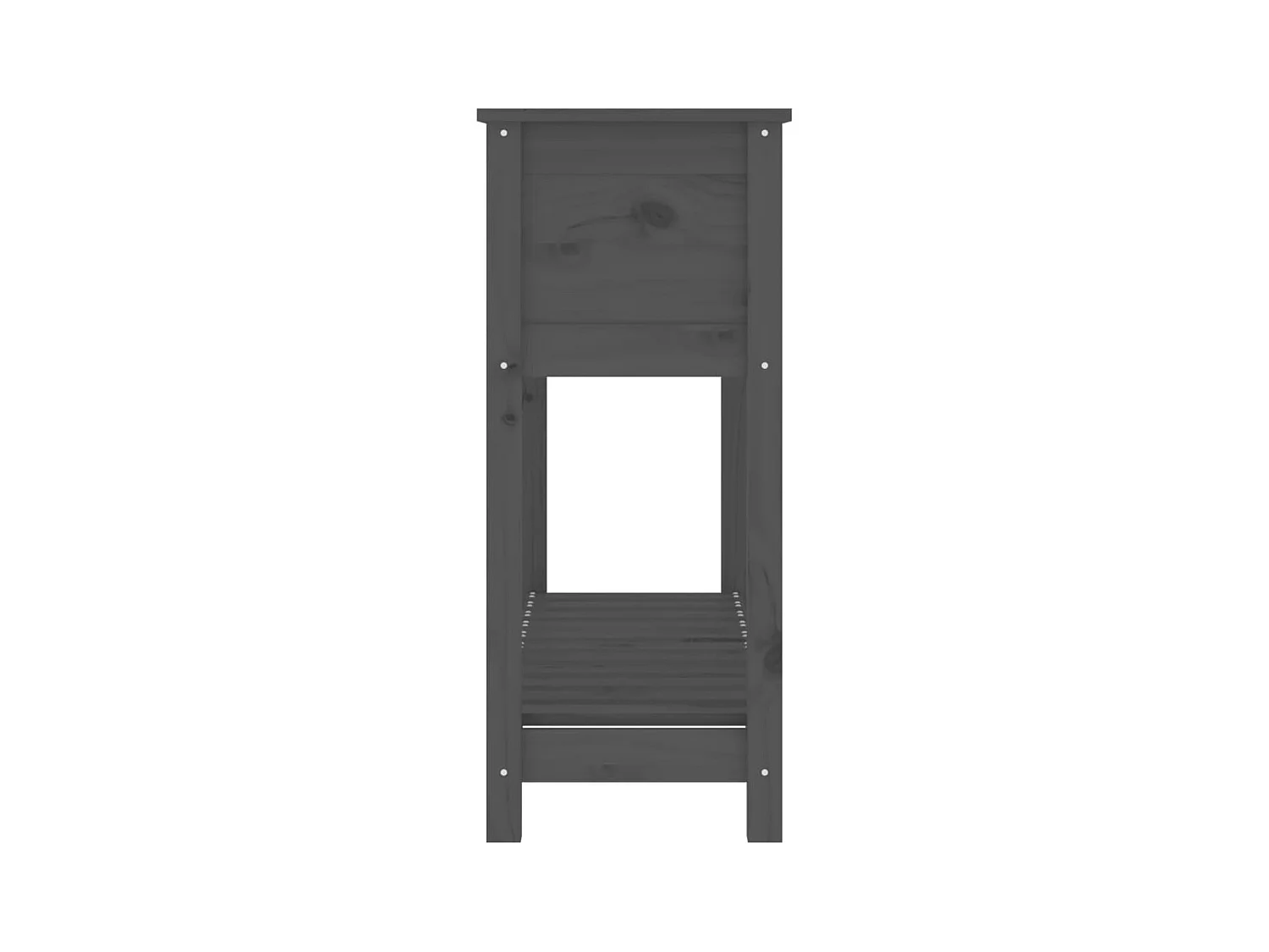 Jardinière bac lit surélevé bois marron 111.5 x 34.5 x 81 cm 02_0038382