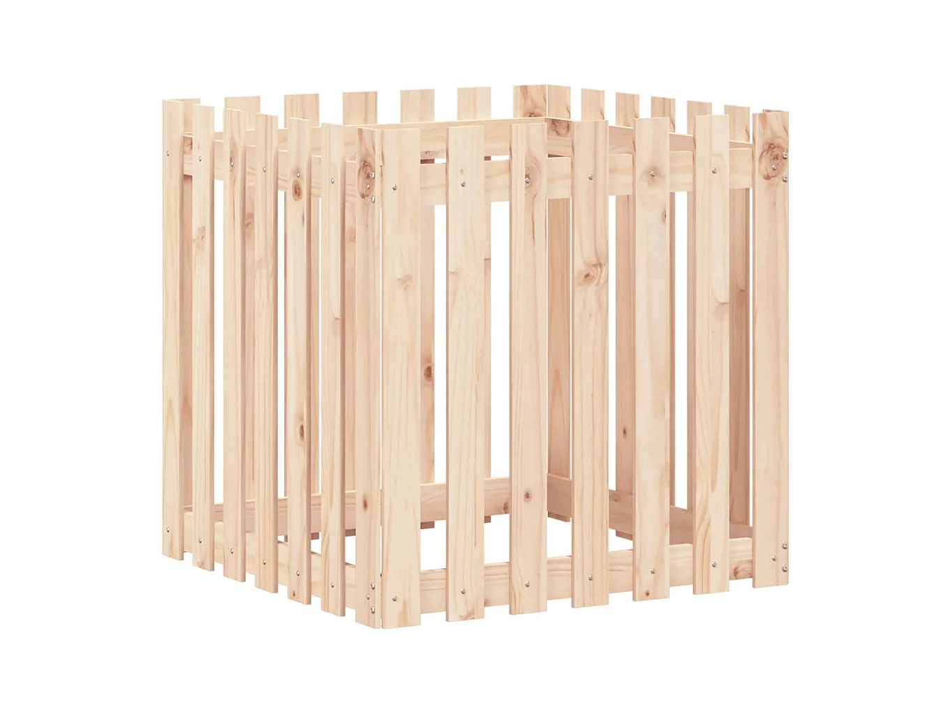 Jardinière bac lit surélevé marron 70 x 70 x 70 cm 02_0038113