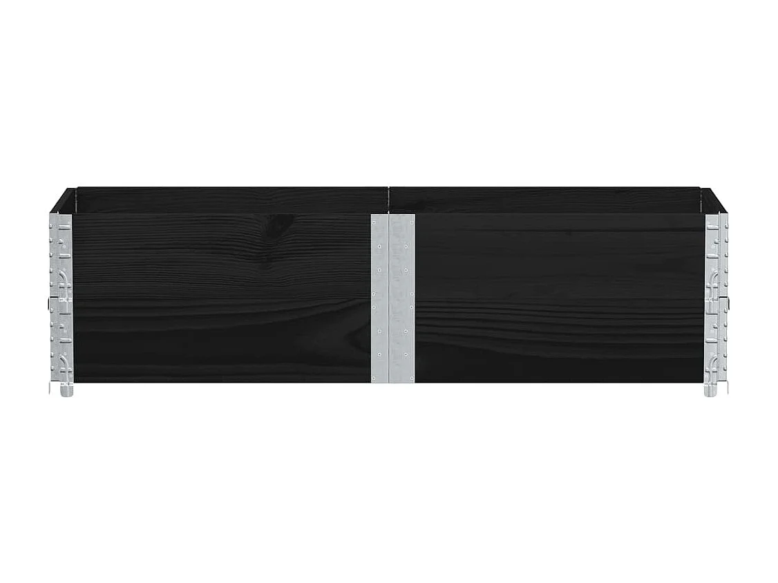 Jardinière bac lit surélevé bois marron 150 x 50 x 41 cm 02_0037440