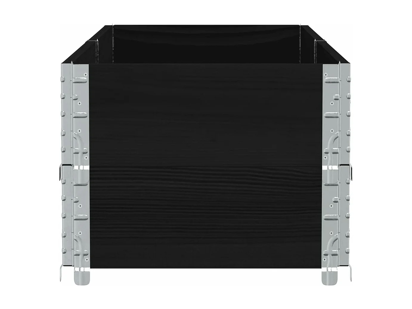 Jardinière bac lit surélevé bois marron 150 x 50 x 41 cm 02_0037440