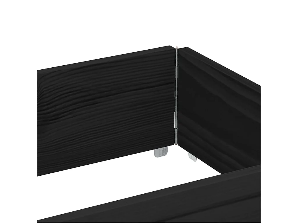 Jardinière bac lit surélevé bois marron 150 x 50 x 41 cm 02_0037440