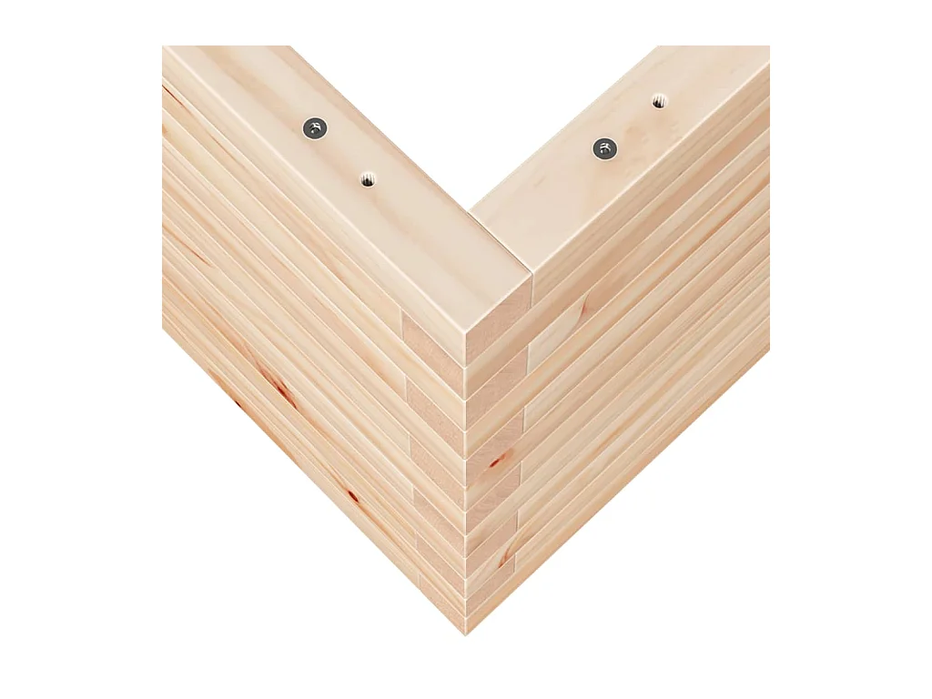 Jardinière bac lit surélevé bois marron 90 x 60 x 45.5 cm 02_0038016