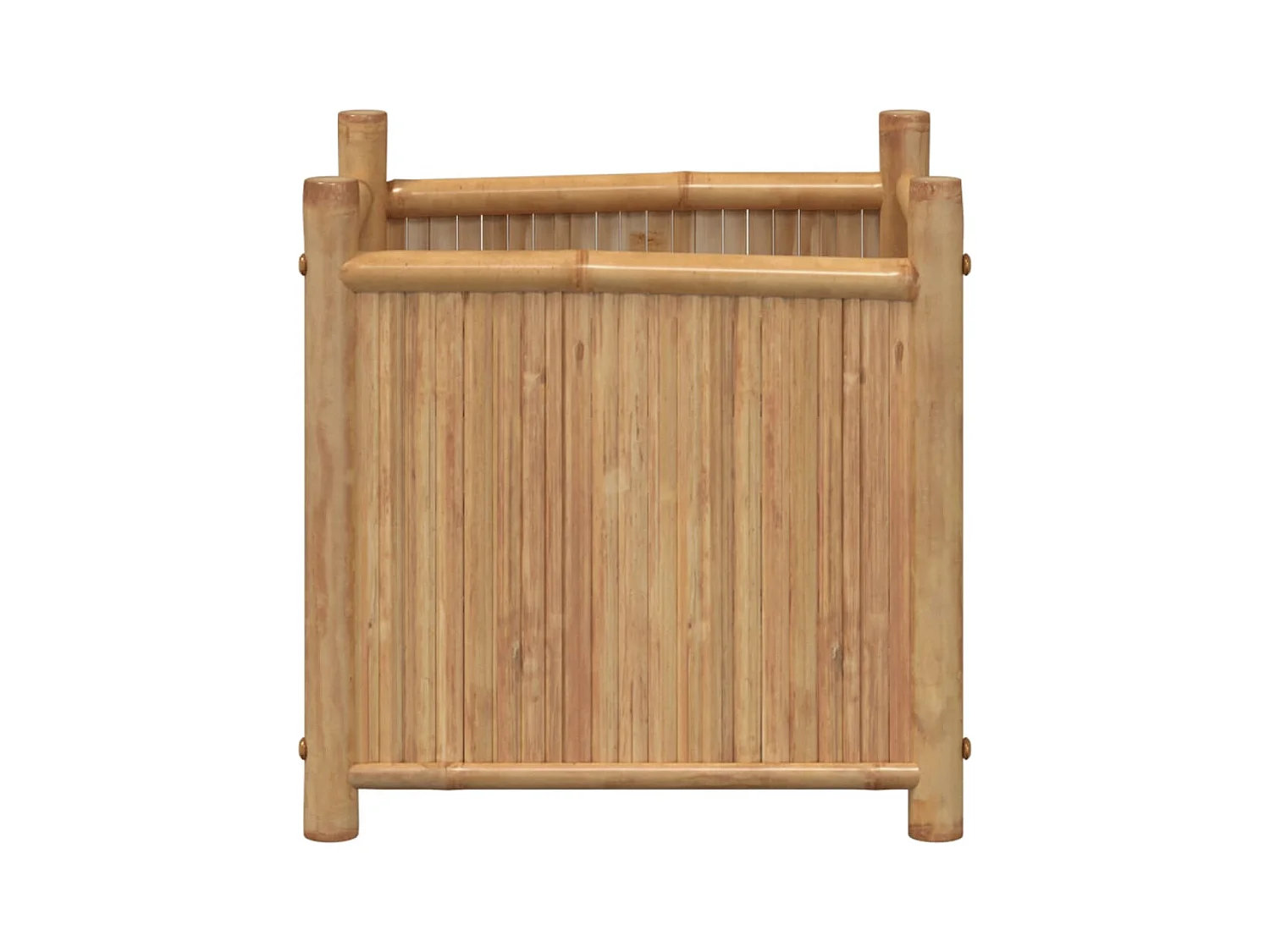 Jardinière bac lit surélevé bambou marron 40 x 40 x 40 cm 02_0037549