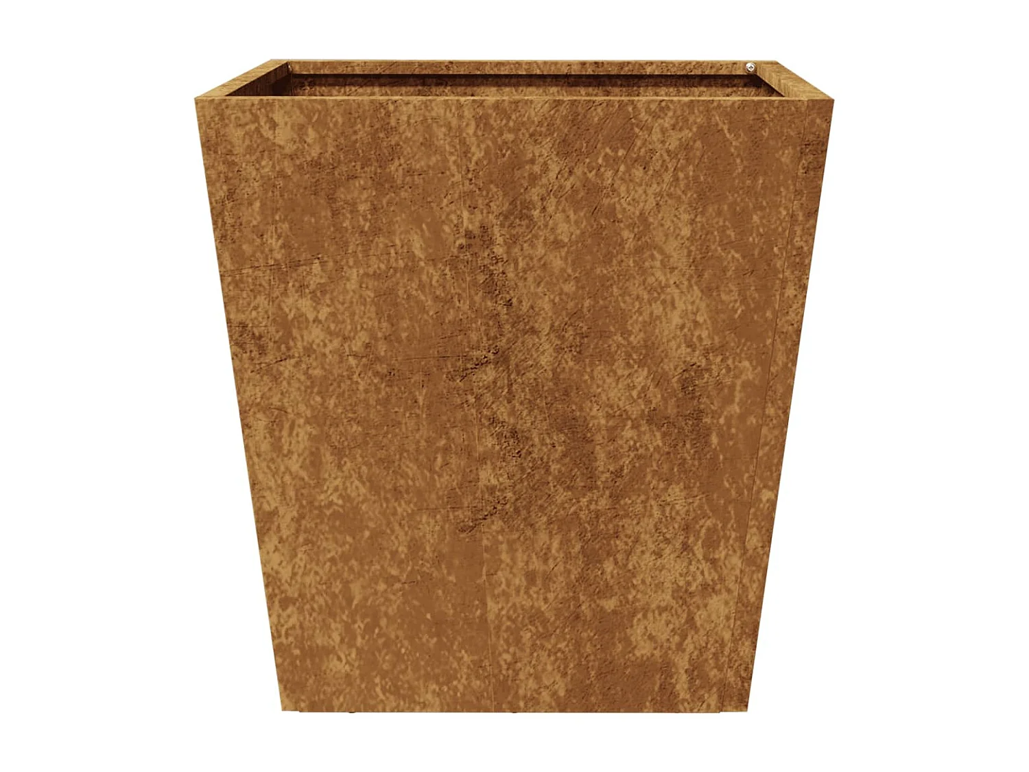 Macetero bancal elevado plantas flores terraza jardín 40 x 40 x 40 cm acero corten Marrón 02_0037543
