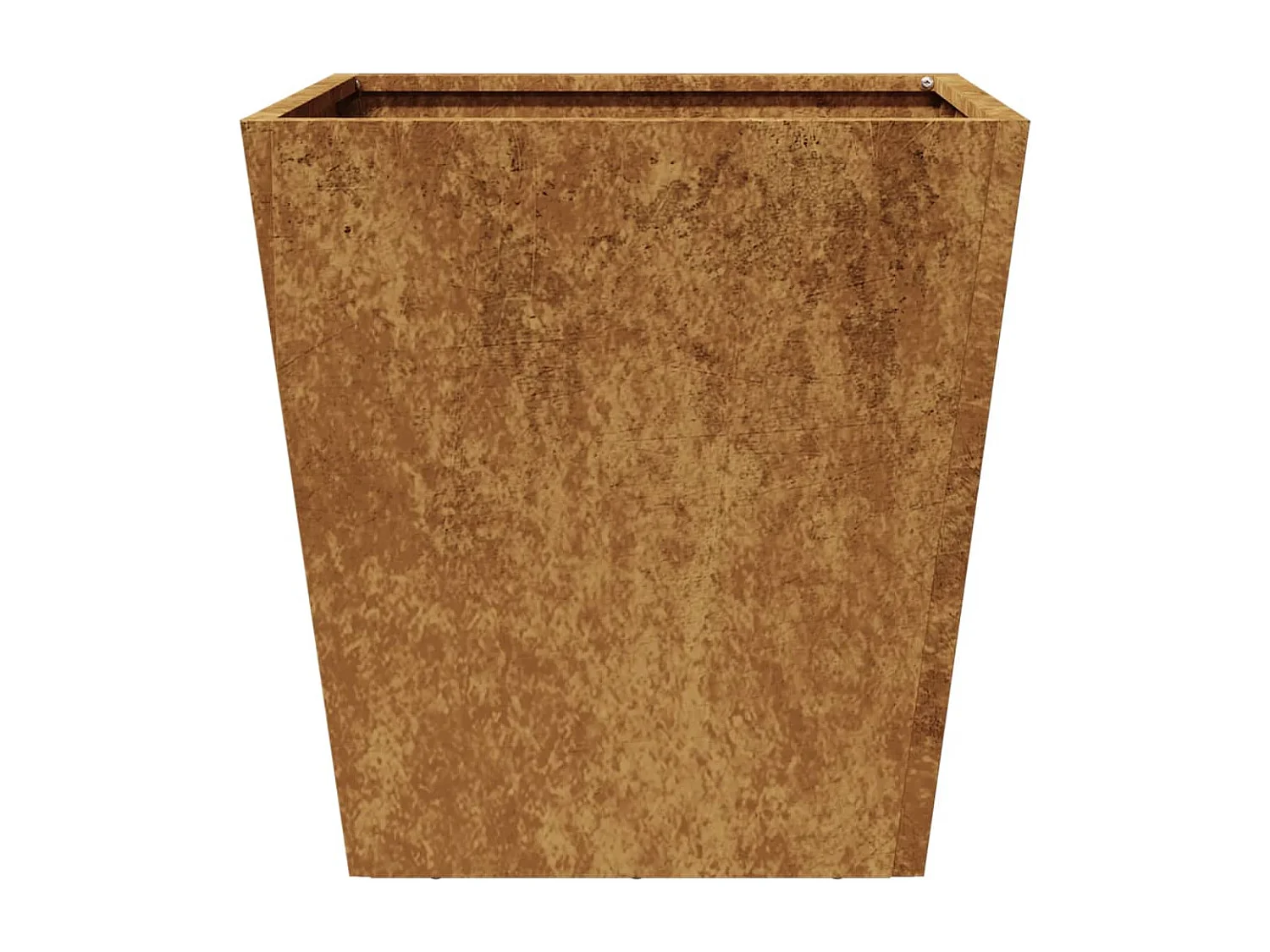 Macetero bancal elevado plantas flores terraza jardín 40 x 40 x 40 cm acero corten Marrón 02_0037543