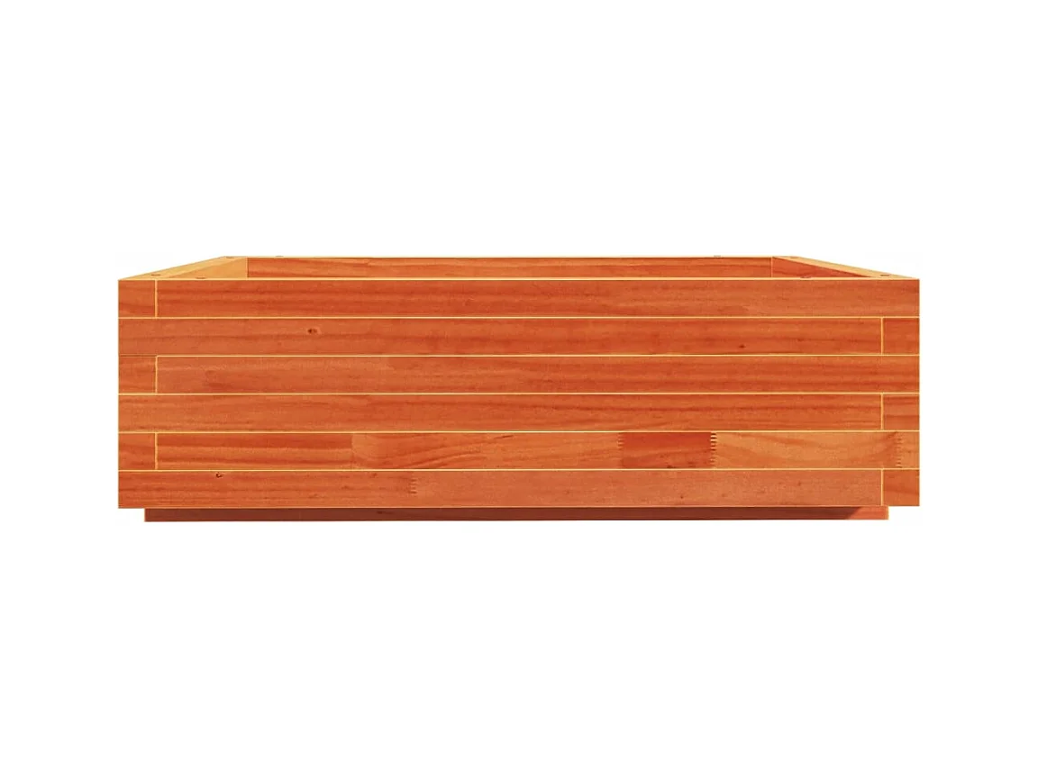 Jardinière bac lit surélevé bois marron 80 x 80 x 45438 cm 02_0038500