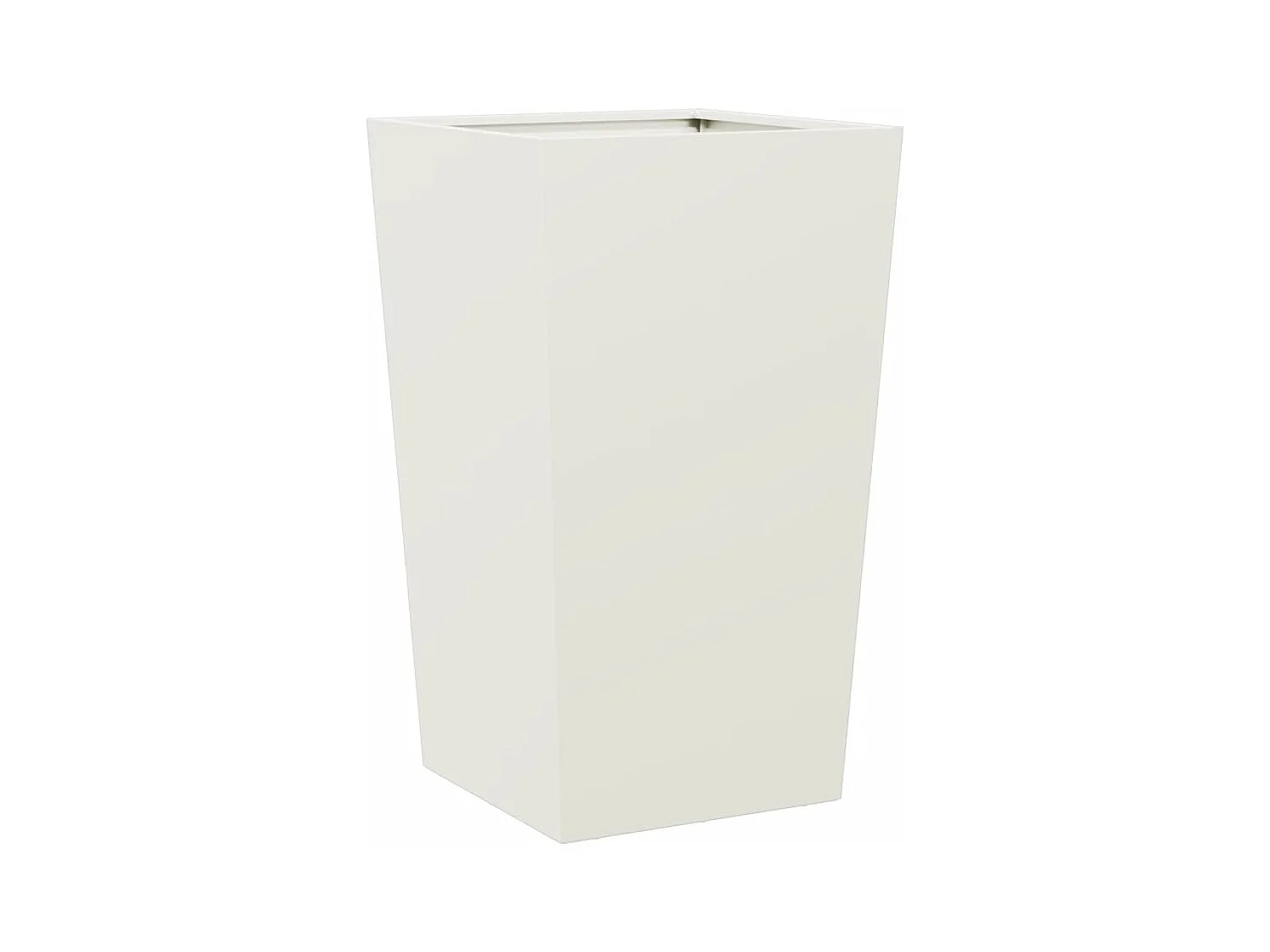 Jardinière bac lit surélevé blanche 45 x 45 x 75 cm 02_0038979