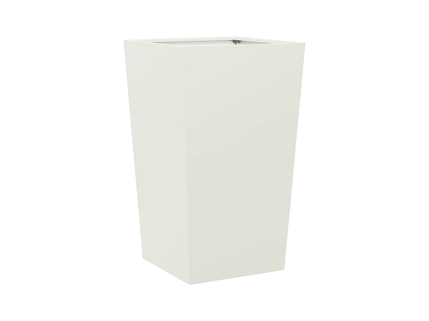 Jardinière bac lit surélevé blanche 45 x 45 x 75 cm 02_0038979