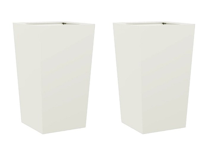 BAMA - Fioriera Arredo per esterno - colore bianco
