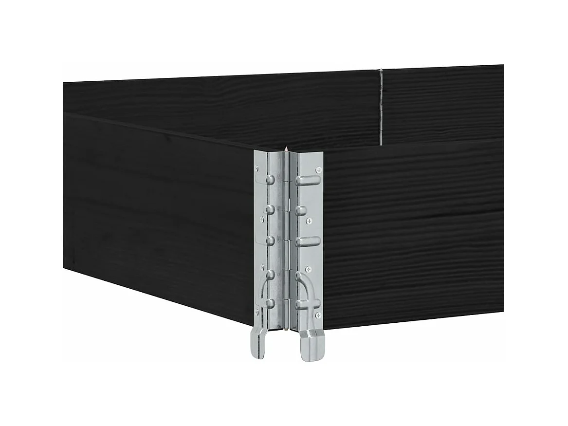 Jardinière bac lit surélevé bois marron 150 x 100 x 41 cm 02_0037424