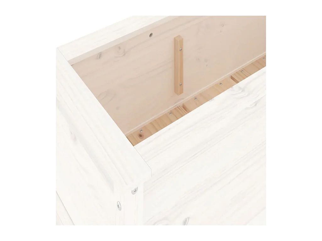 Jardinière bac lit surélevé bois blanche 119.5 x 40 x 39 cm 02_0039321