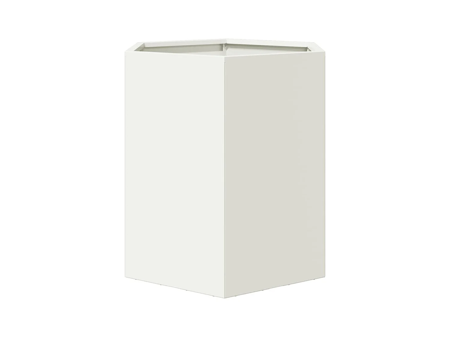 Jardinière bac lit surélevé blanche 46 x 40 x 45 cm 02_0038643