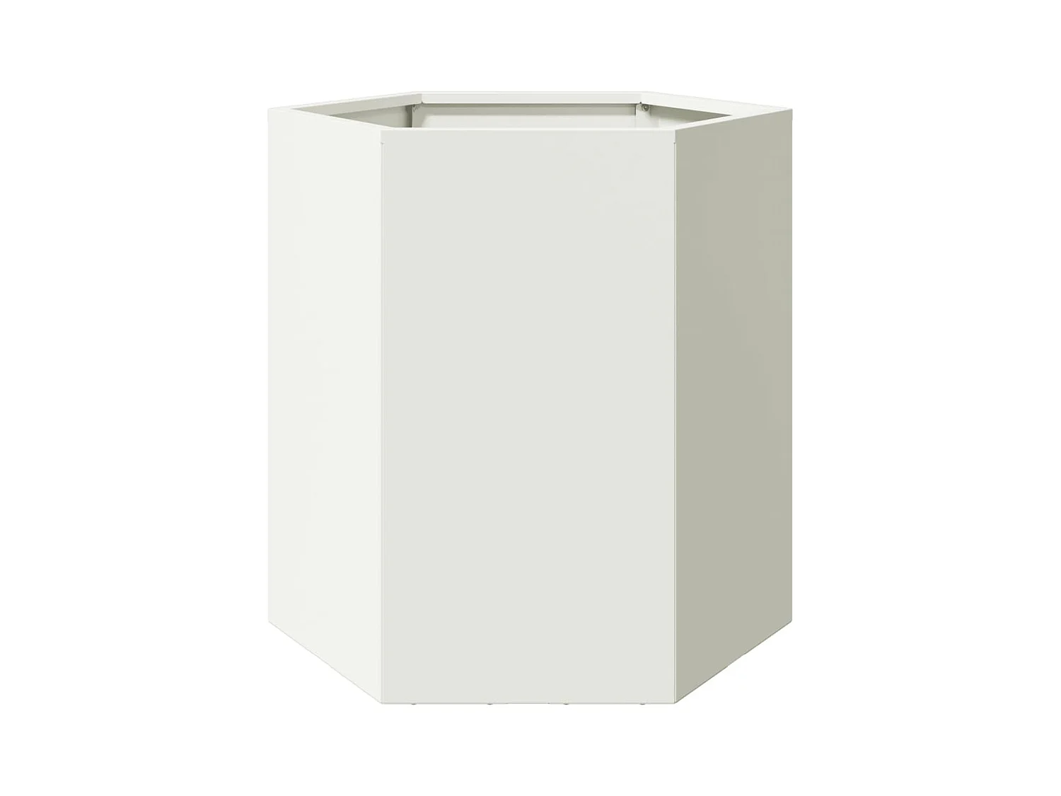 Jardinière bac lit surélevé blanche 46 x 40 x 45 cm 02_0038643