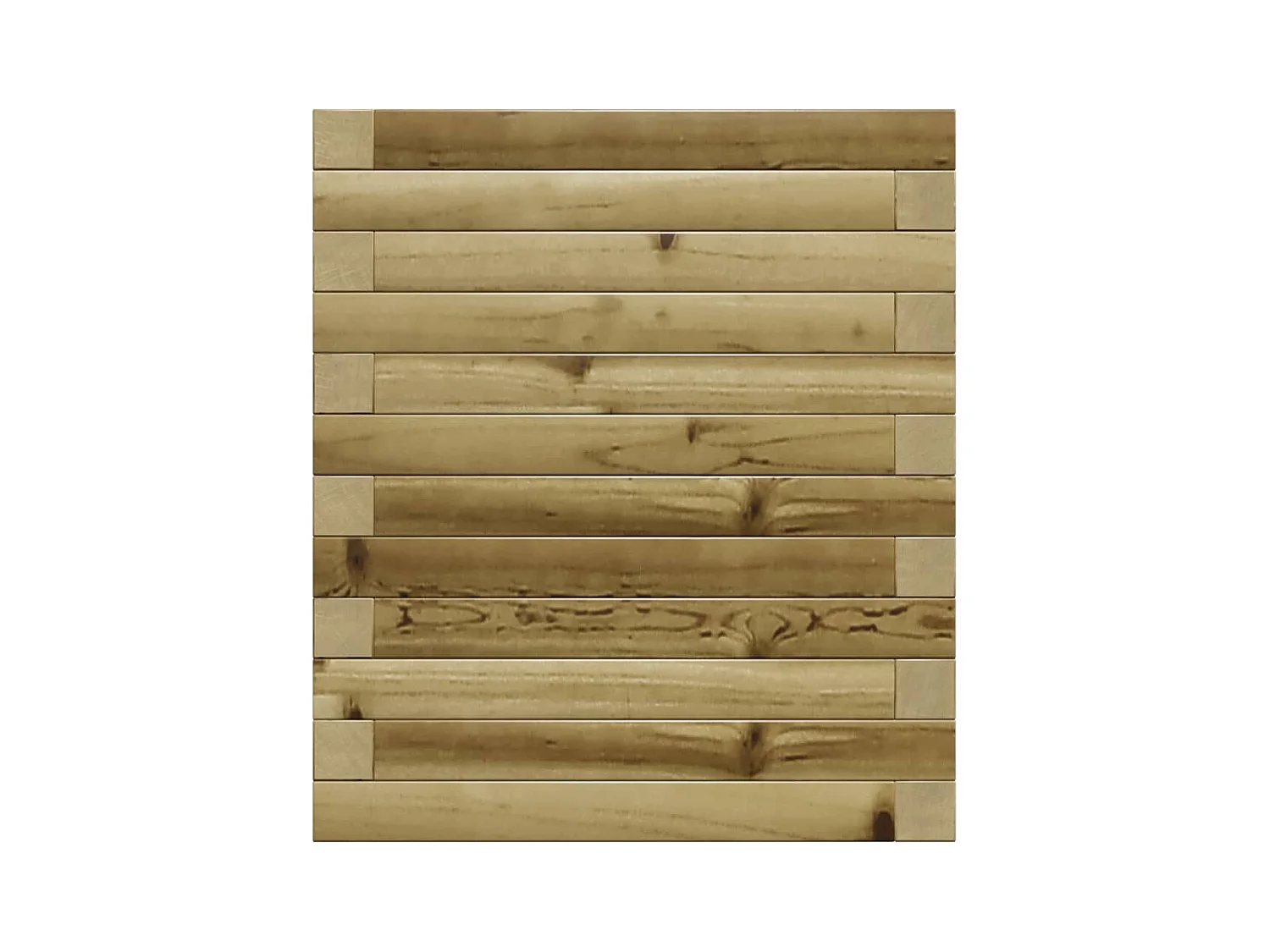 Jardinière bac lit surélevé bois marron 90 x 40 x 46 cm 02_0037979