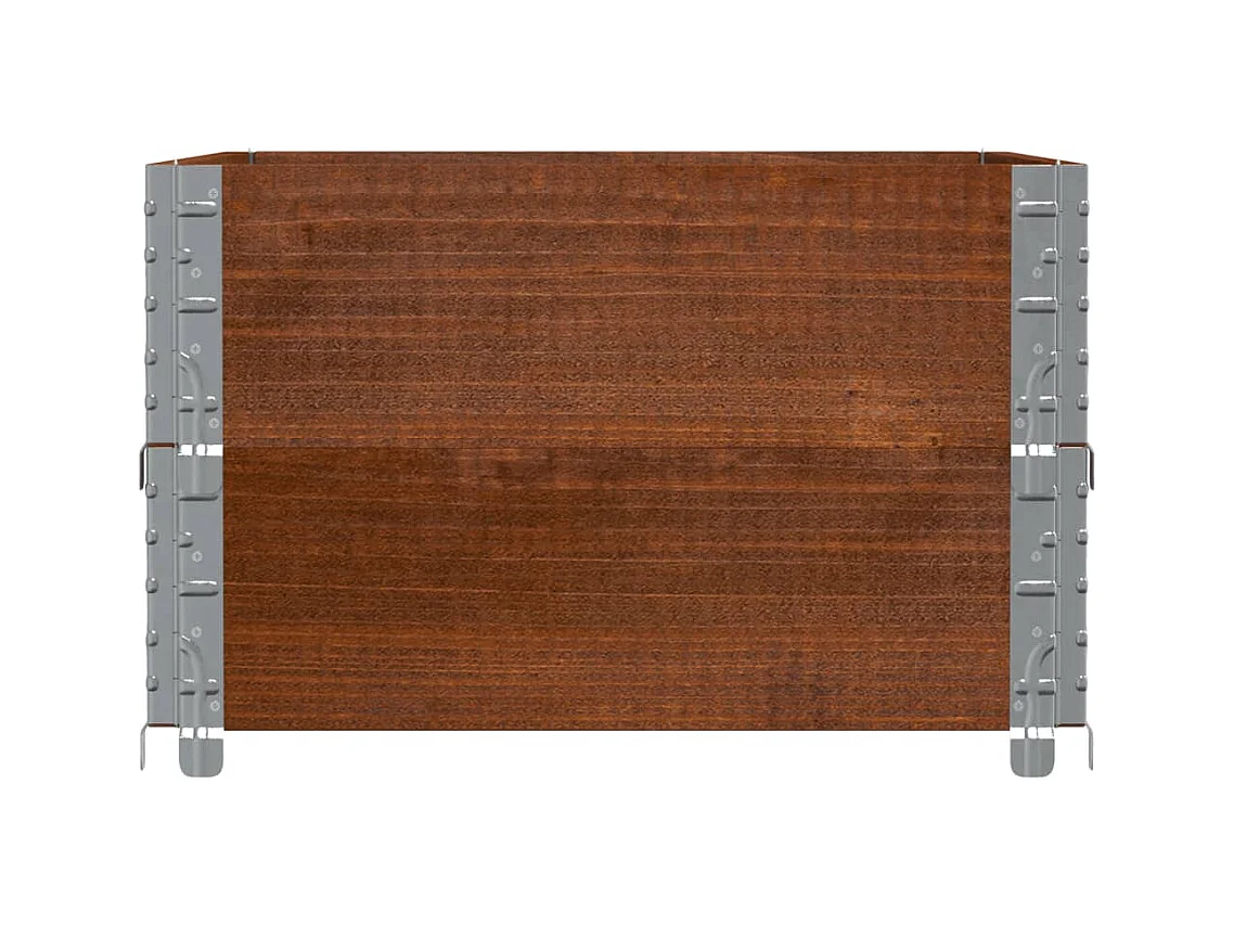 Jardinière bac lit surélevé bois marron 80 x 60 x 41 cm 02_0037882