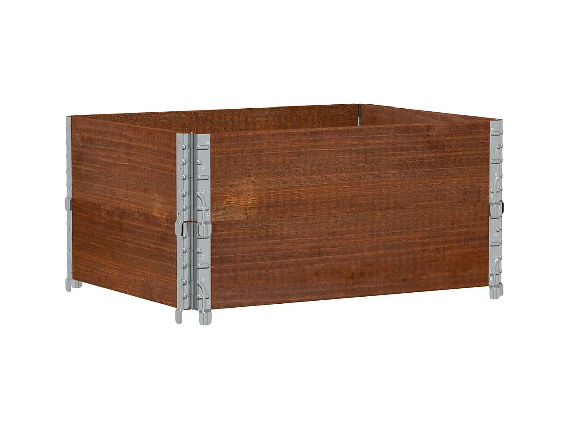 Jardinière bac lit surélevé bois marron 80 x 60 x 41 cm 02_0037882